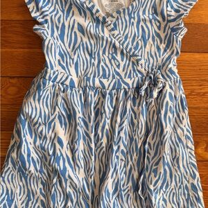 Diane Von Furstenberg Blue and White Kids Dress